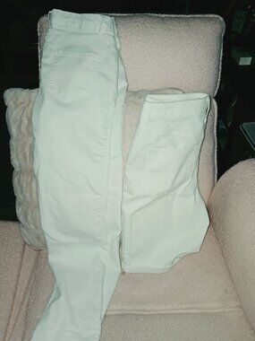White Denim Pair - Jeans & Shorts EUC